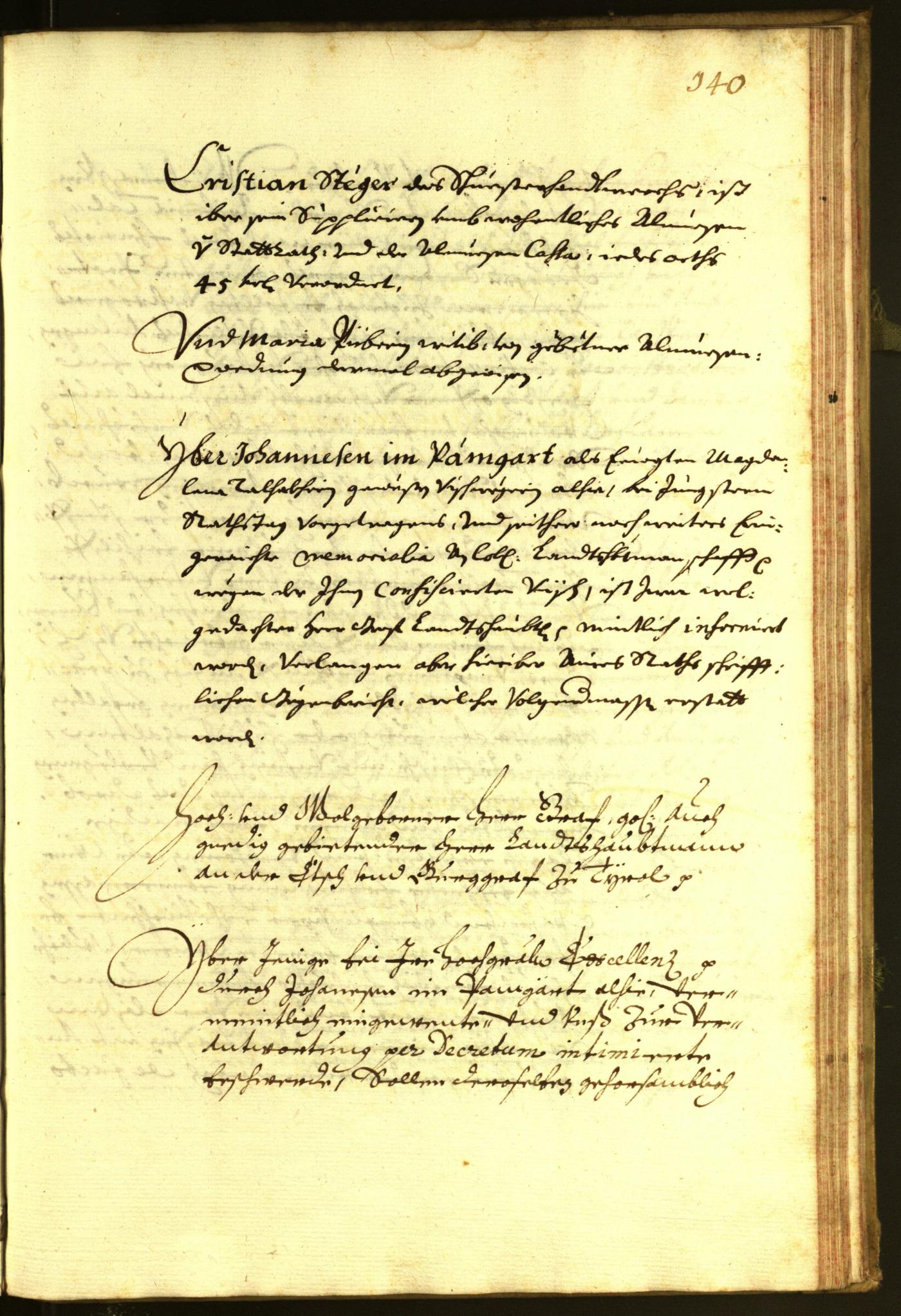 Stadtarchiv Bozen - BOhisto Ratsprotokoll 1674 