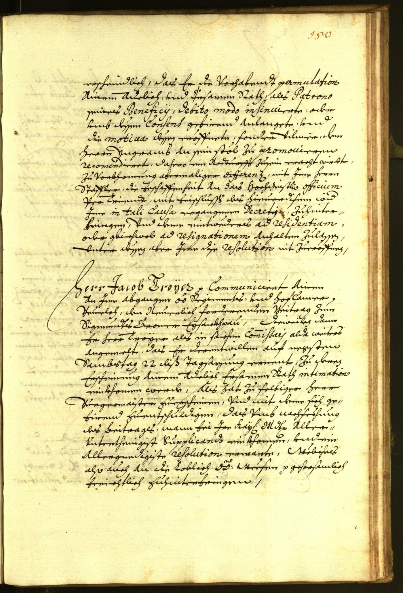 Stadtarchiv Bozen - BOhisto Ratsprotokoll 1674 