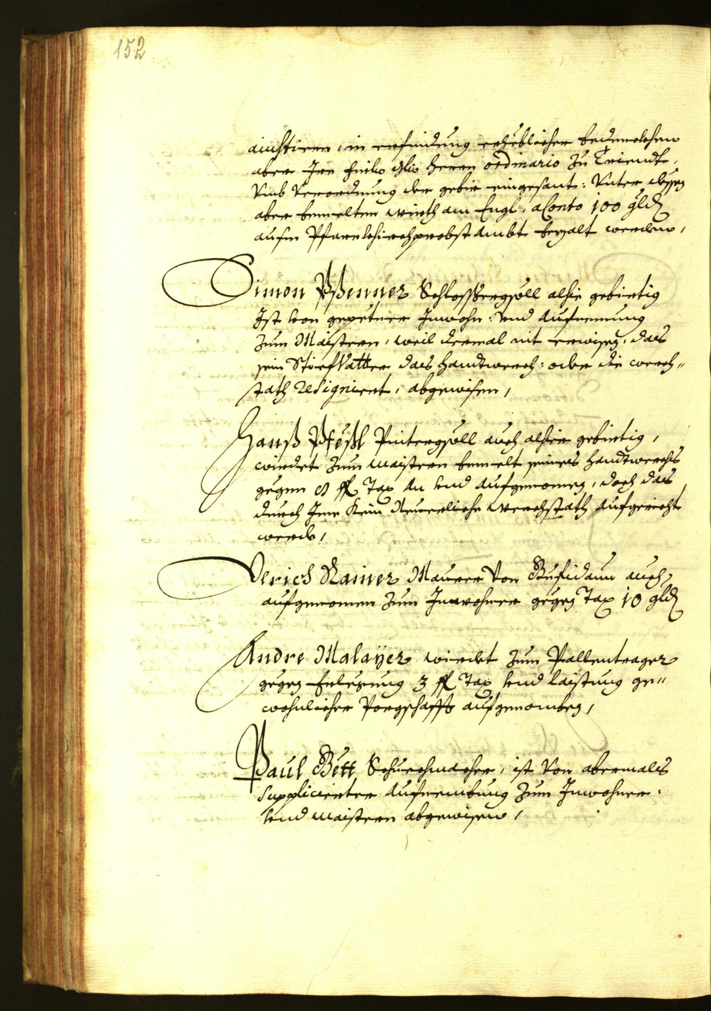 Stadtarchiv Bozen - BOhisto Ratsprotokoll 1674 