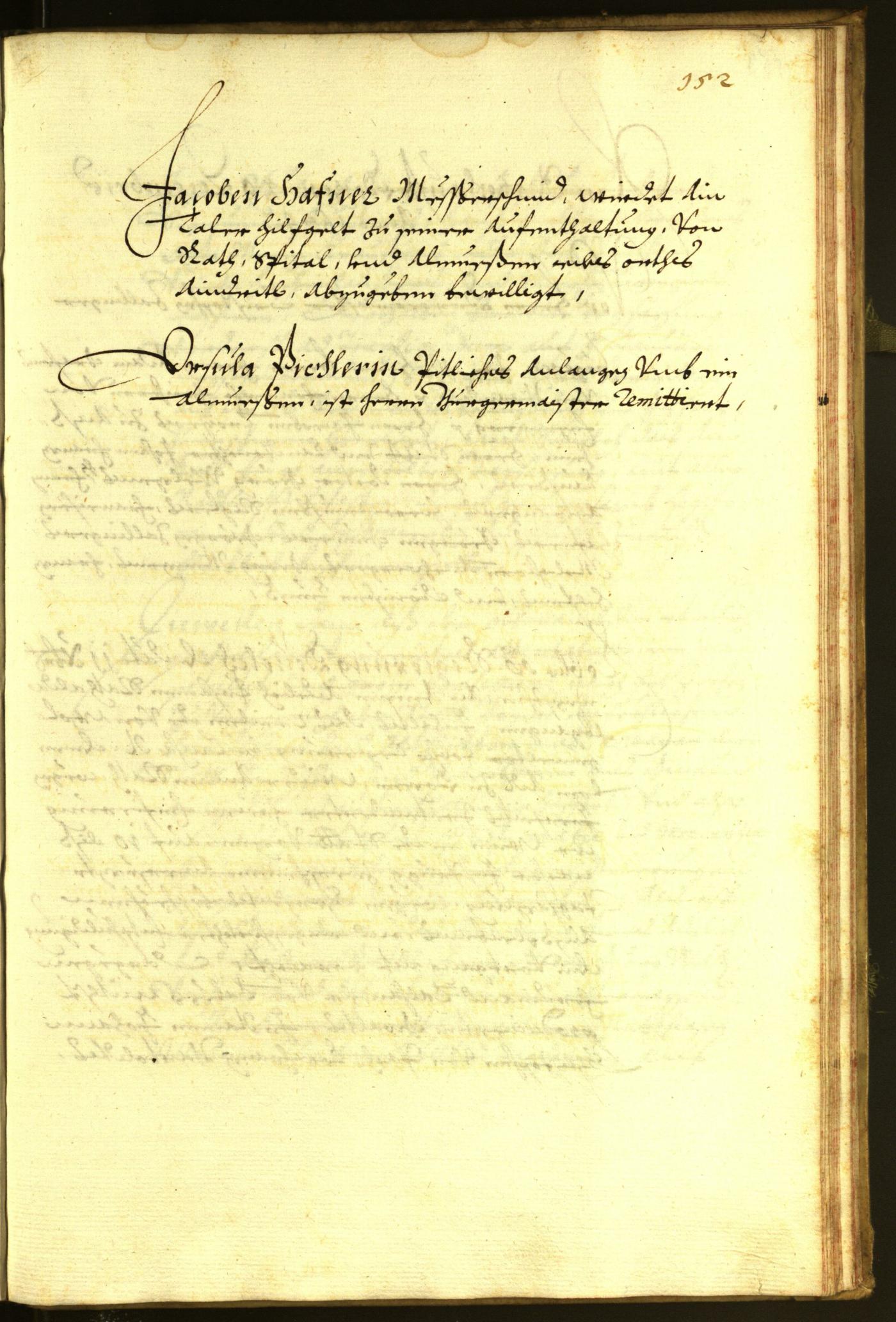 Stadtarchiv Bozen - BOhisto Ratsprotokoll 1674 