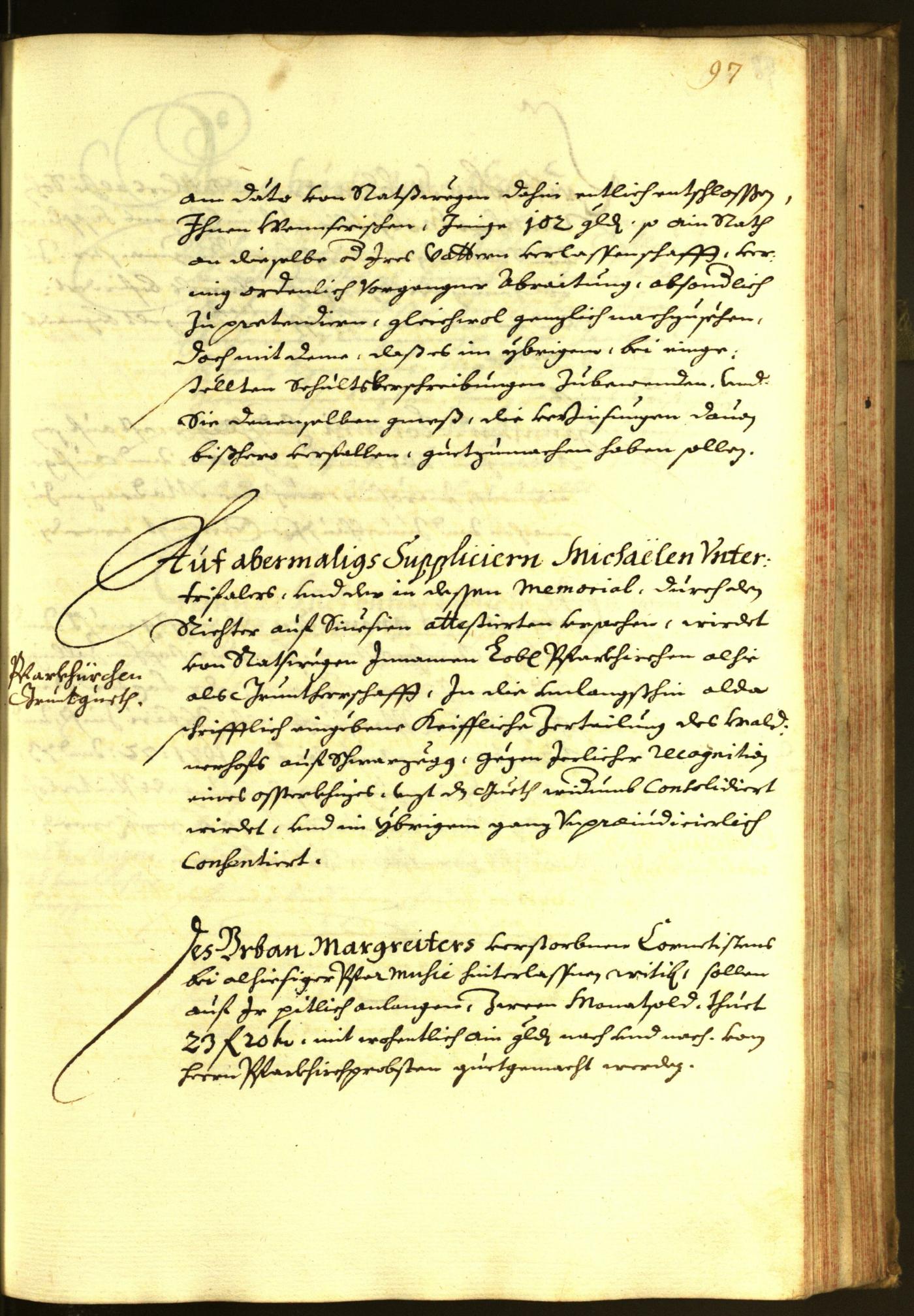 Stadtarchiv Bozen - BOhisto Ratsprotokoll 1674 