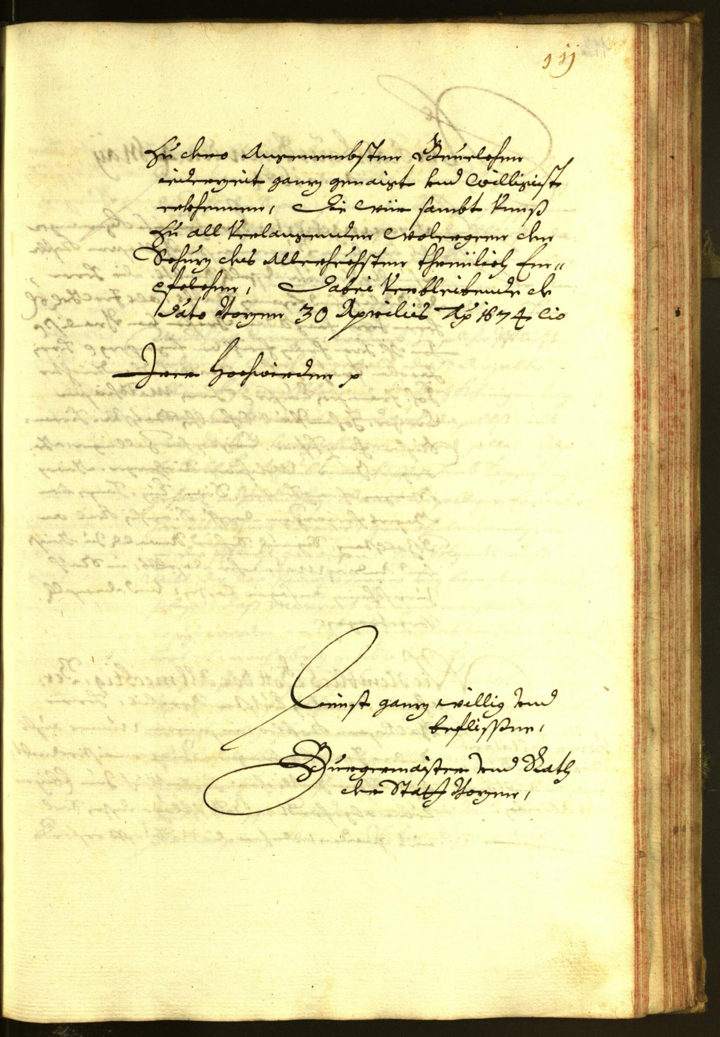 Civic Archives of Bozen-Bolzano - BOhisto Minutes of the council 1674 