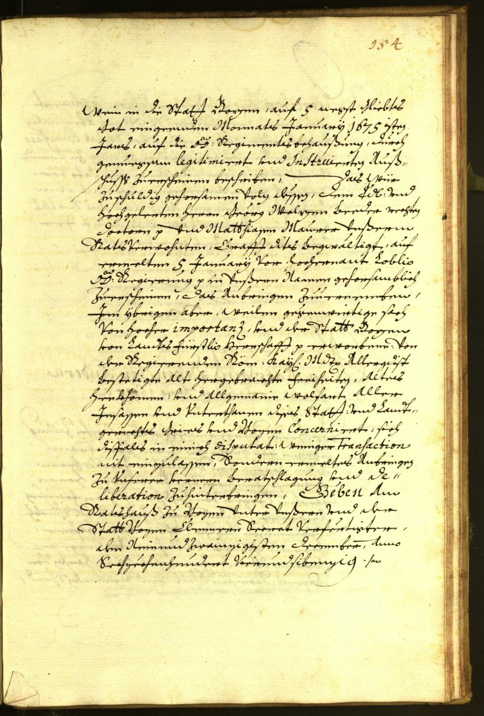 Civic Archives of Bozen-Bolzano - BOhisto Minutes of the council 1674 