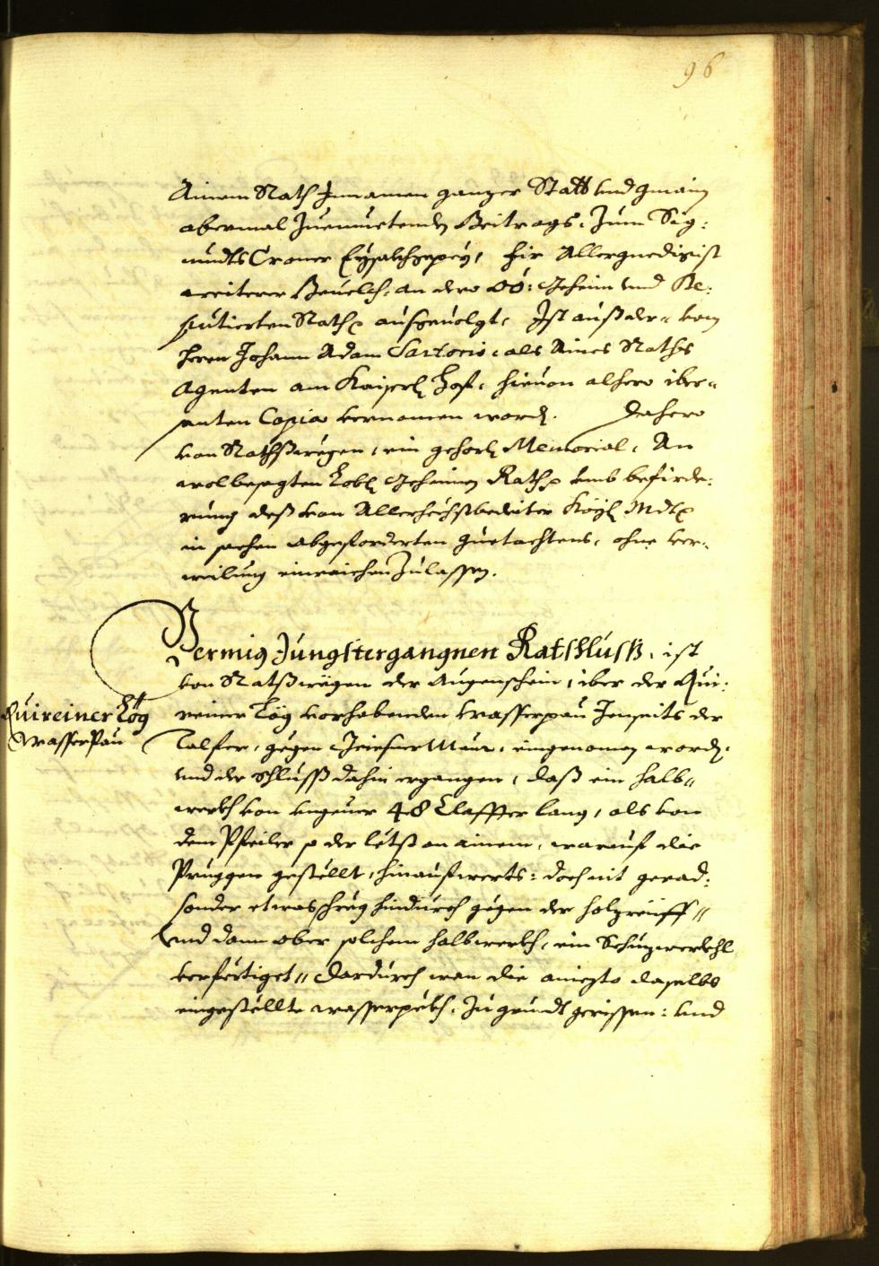 Stadtarchiv Bozen - BOhisto Ratsprotokoll 1674 