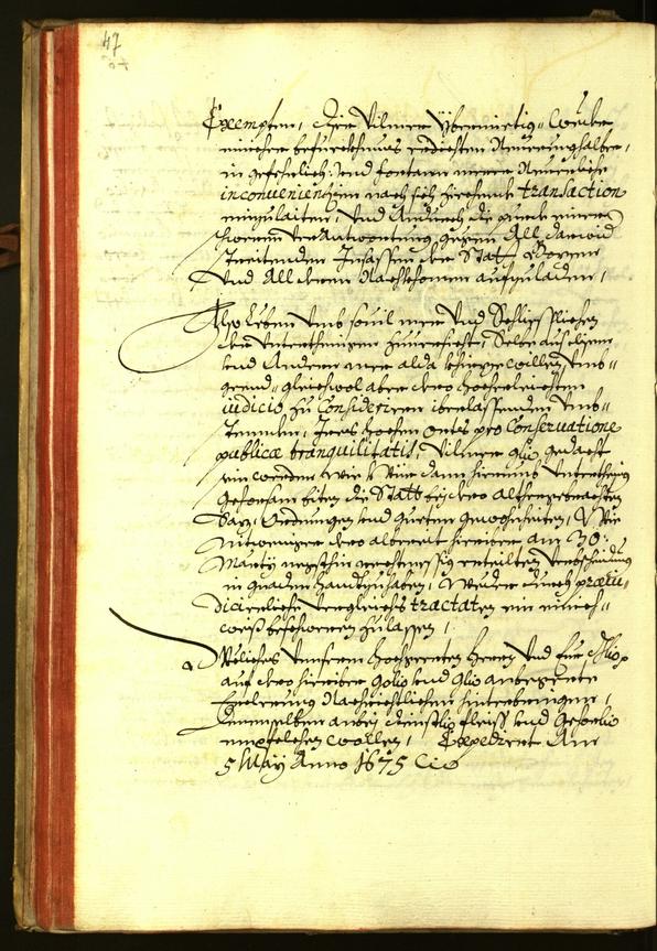 Civic Archives of Bozen-Bolzano - BOhisto Minutes of the council 1675 