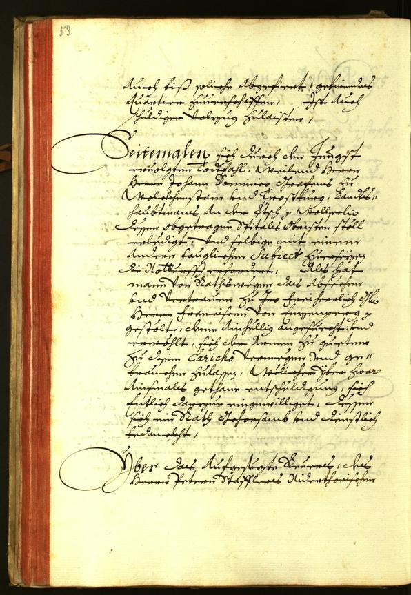 Stadtarchiv Bozen - BOhisto Ratsprotokoll 1675 