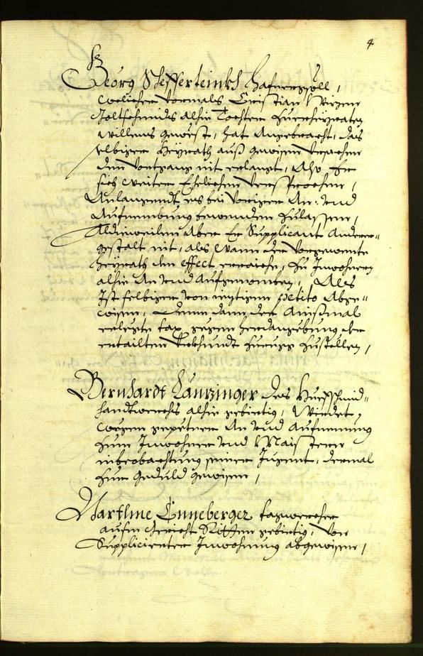 Stadtarchiv Bozen - BOhisto Ratsprotokoll 1675 