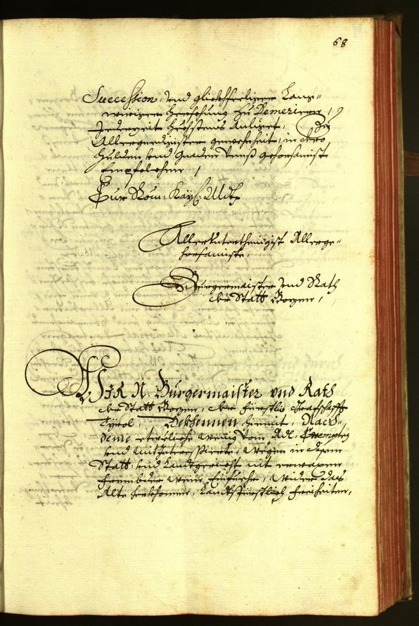 Civic Archives of Bozen-Bolzano - BOhisto Minutes of the council 1675 