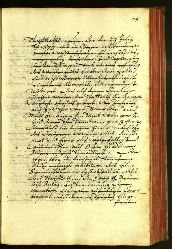 Civic Archives of Bozen-Bolzano - BOhisto Minutes of the council 1675 