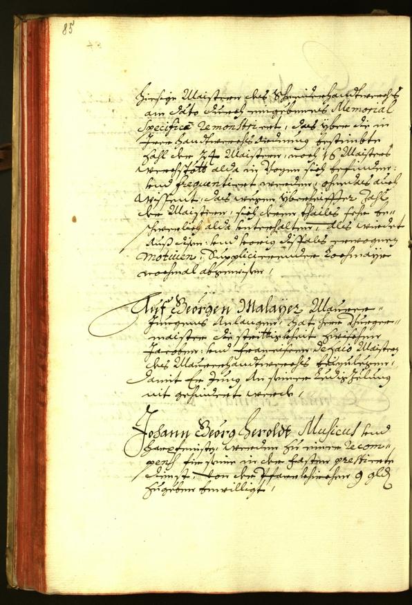 Stadtarchiv Bozen - BOhisto Ratsprotokoll 1675 