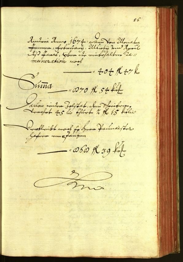 Stadtarchiv Bozen - BOhisto Ratsprotokoll 1675 