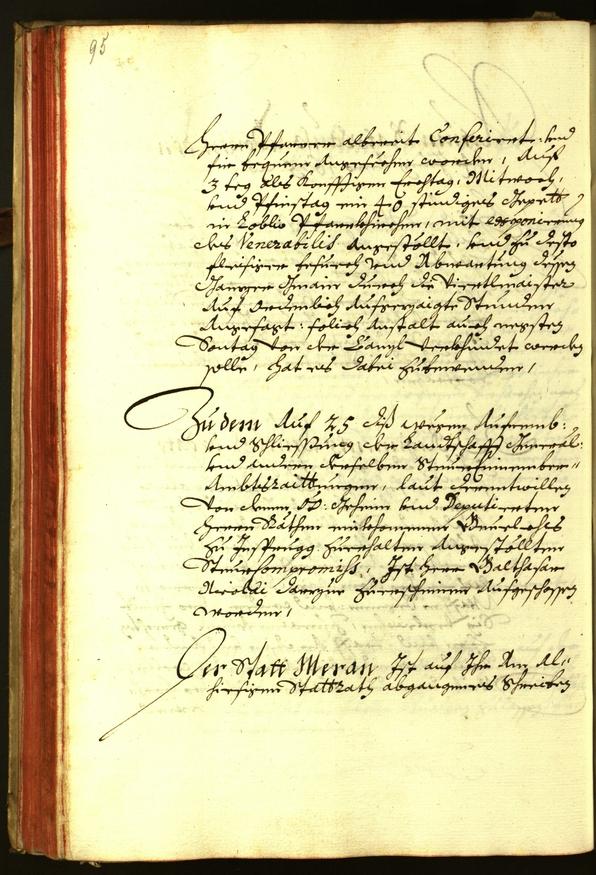 Civic Archives of Bozen-Bolzano - BOhisto Minutes of the council 1675 