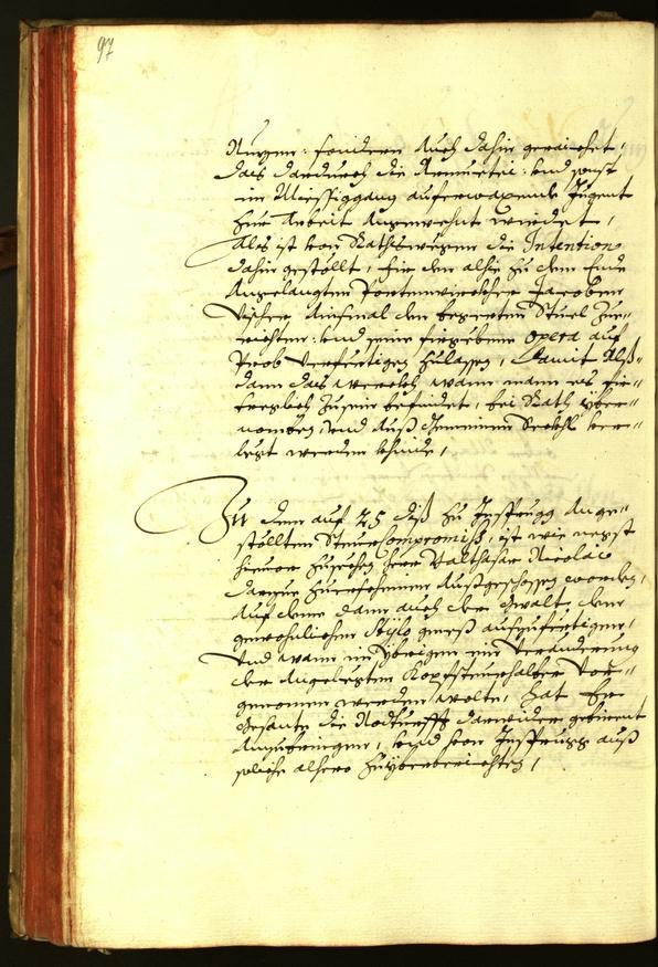 Stadtarchiv Bozen - BOhisto Ratsprotokoll 1675 