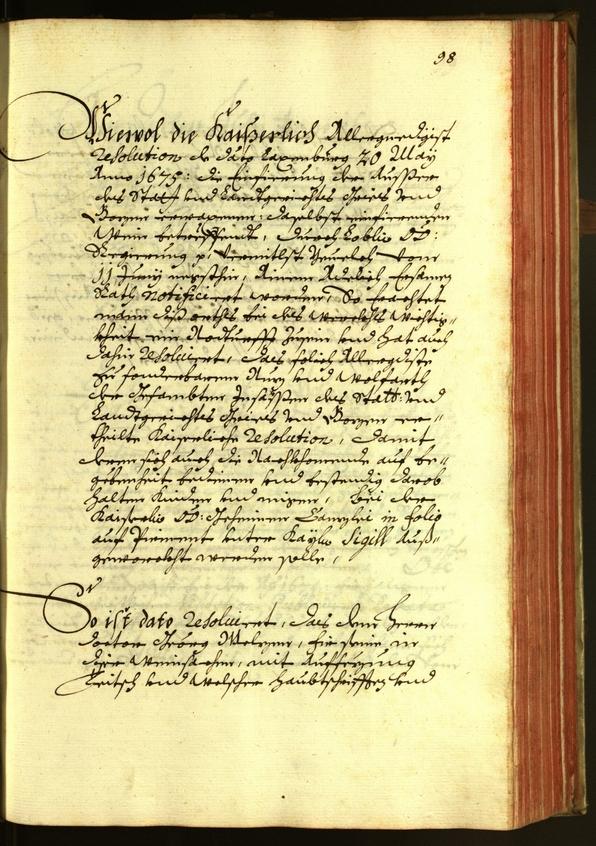 Civic Archives of Bozen-Bolzano - BOhisto Minutes of the council 1675 