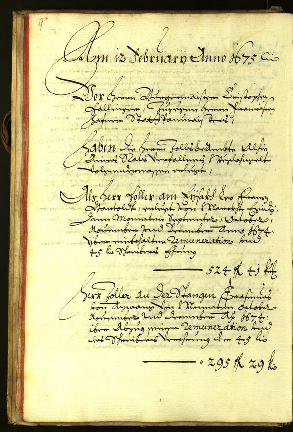 Civic Archives of Bozen-Bolzano - BOhisto Minutes of the council 1675 