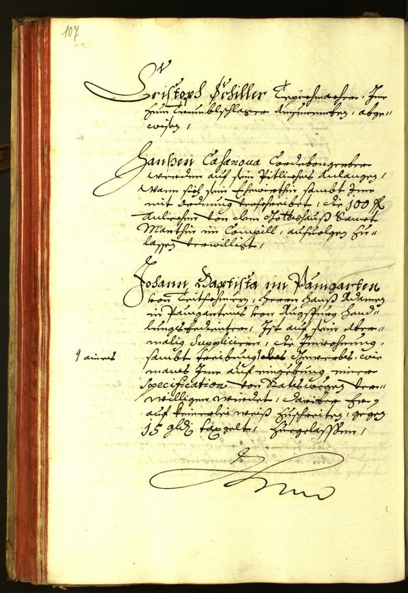 Stadtarchiv Bozen - BOhisto Ratsprotokoll 1675 