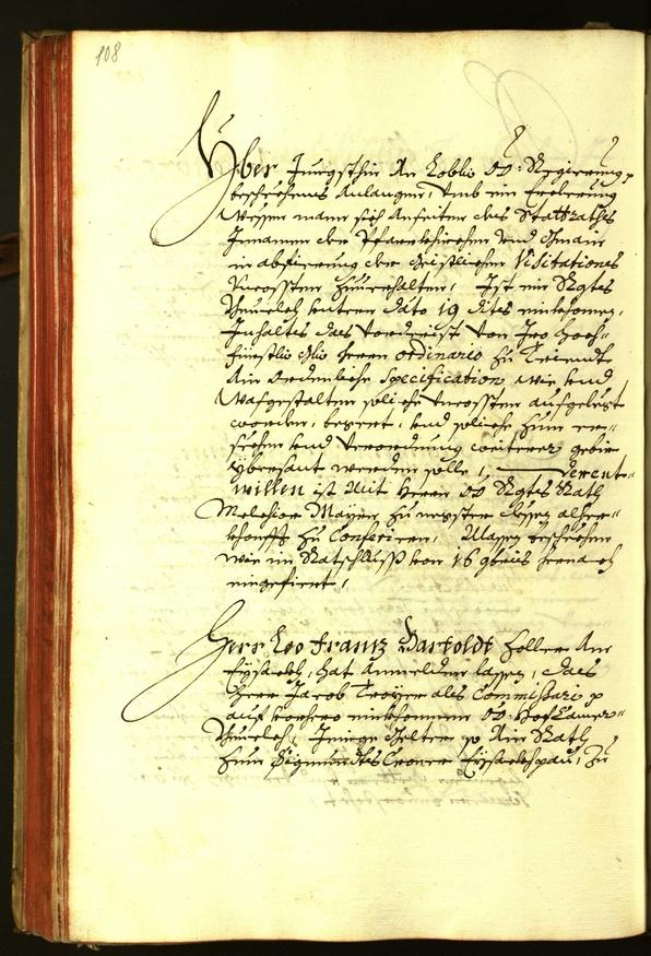 Stadtarchiv Bozen - BOhisto Ratsprotokoll 1675 