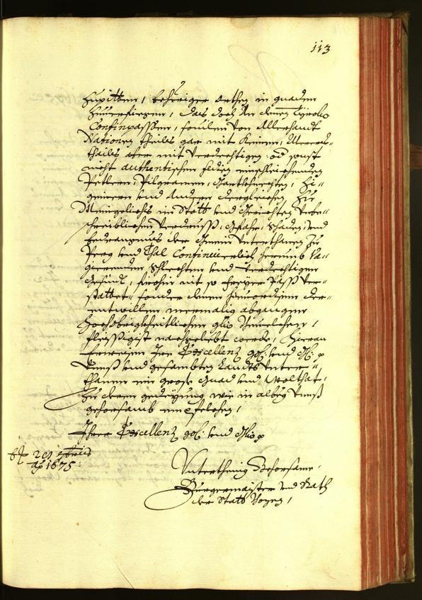 Civic Archives of Bozen-Bolzano - BOhisto Minutes of the council 1675 