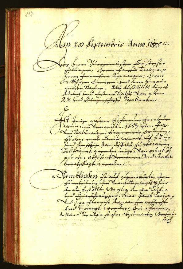 Civic Archives of Bozen-Bolzano - BOhisto Minutes of the council 1675 