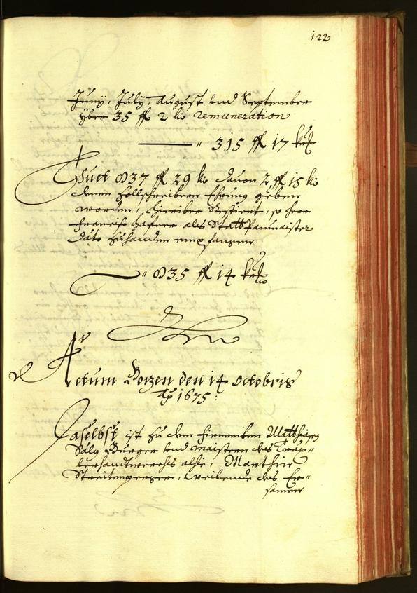 Civic Archives of Bozen-Bolzano - BOhisto Minutes of the council 1675 