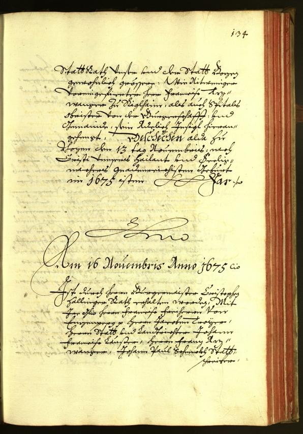 Civic Archives of Bozen-Bolzano - BOhisto Minutes of the council 1675 