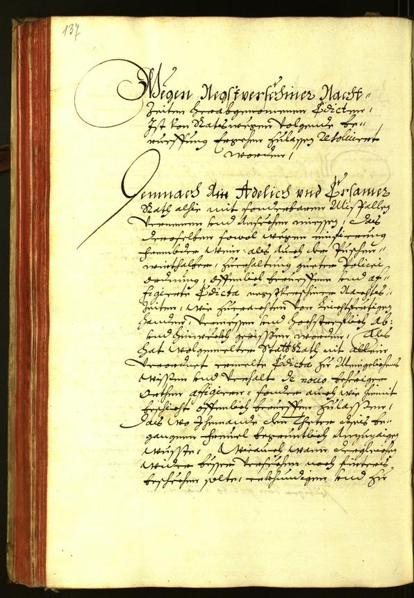 Stadtarchiv Bozen - BOhisto Ratsprotokoll 1675 