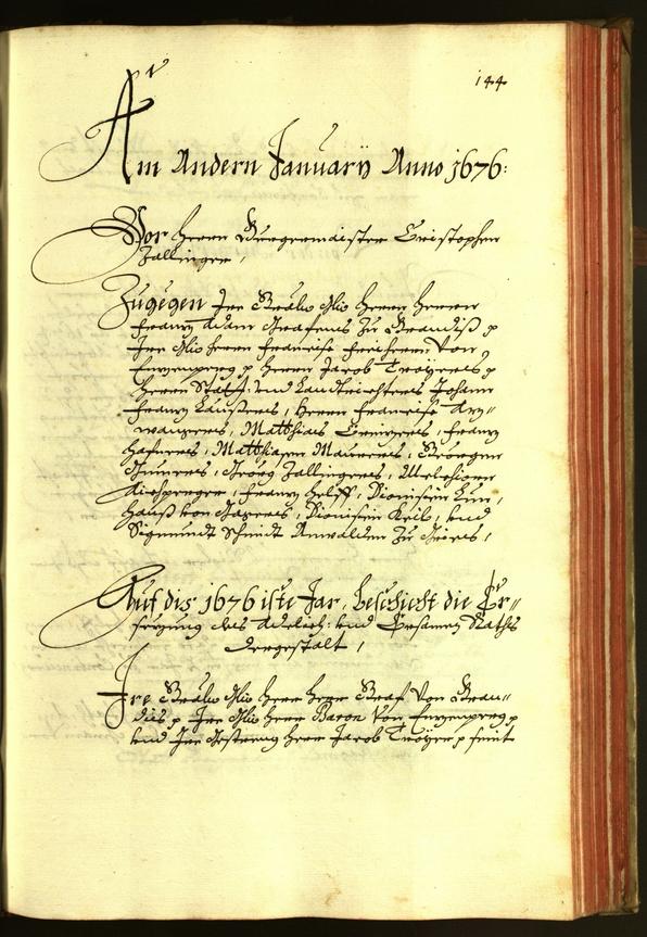 Civic Archives of Bozen-Bolzano - BOhisto Minutes of the council 1675 
