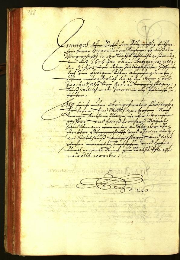 Civic Archives of Bozen-Bolzano - BOhisto Minutes of the council 1675 