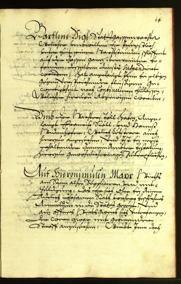 Stadtarchiv Bozen - BOhisto Ratsprotokoll 1675 