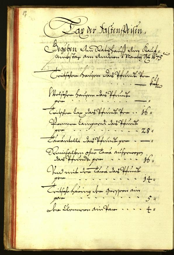 Civic Archives of Bozen-Bolzano - BOhisto Minutes of the council 1675 