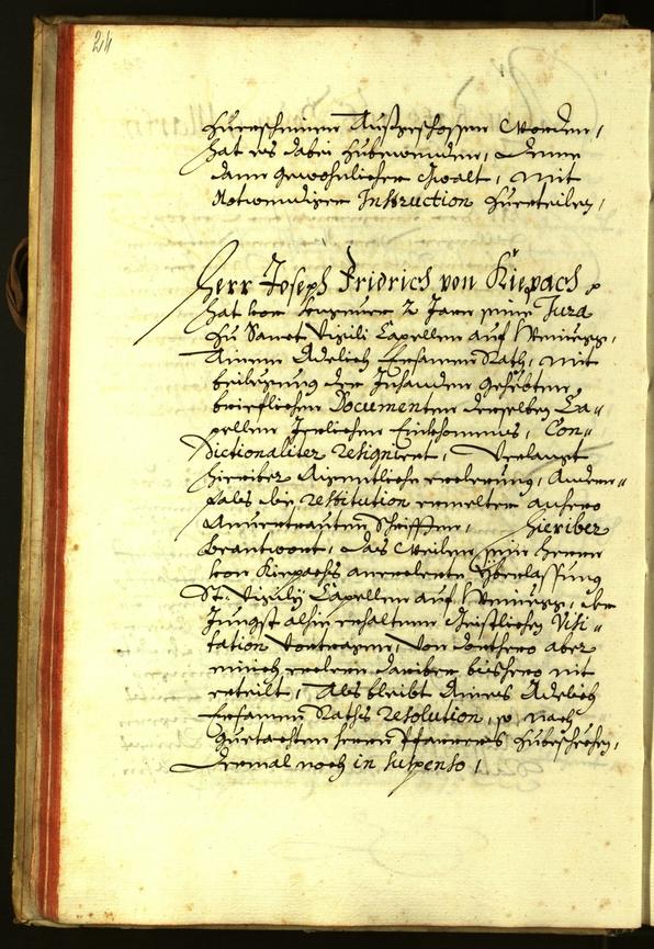 Stadtarchiv Bozen - BOhisto Ratsprotokoll 1675 