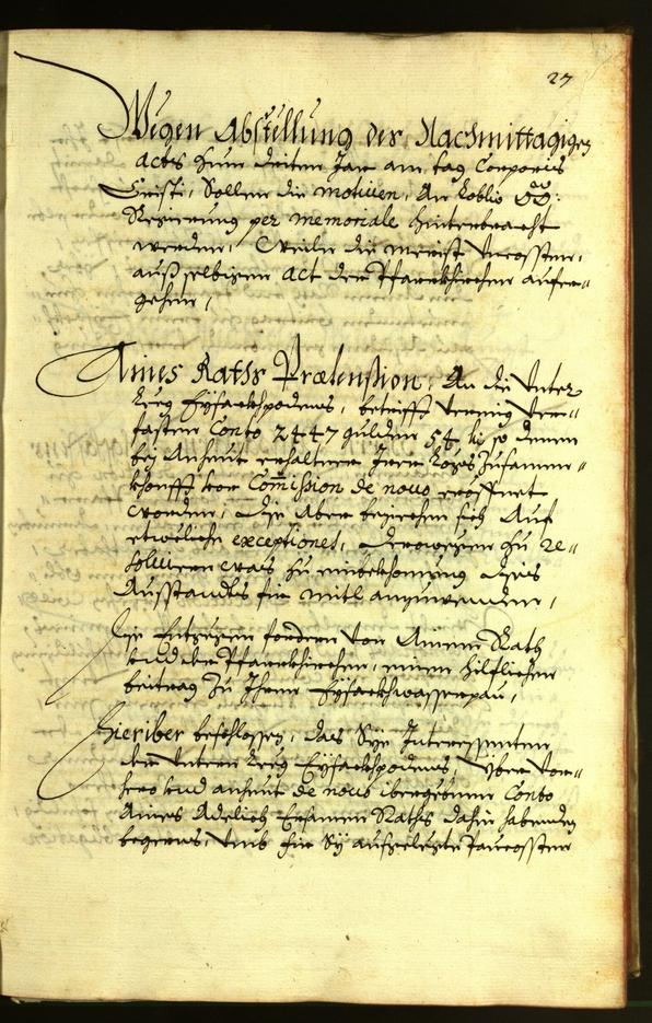 Civic Archives of Bozen-Bolzano - BOhisto Minutes of the council 1675 