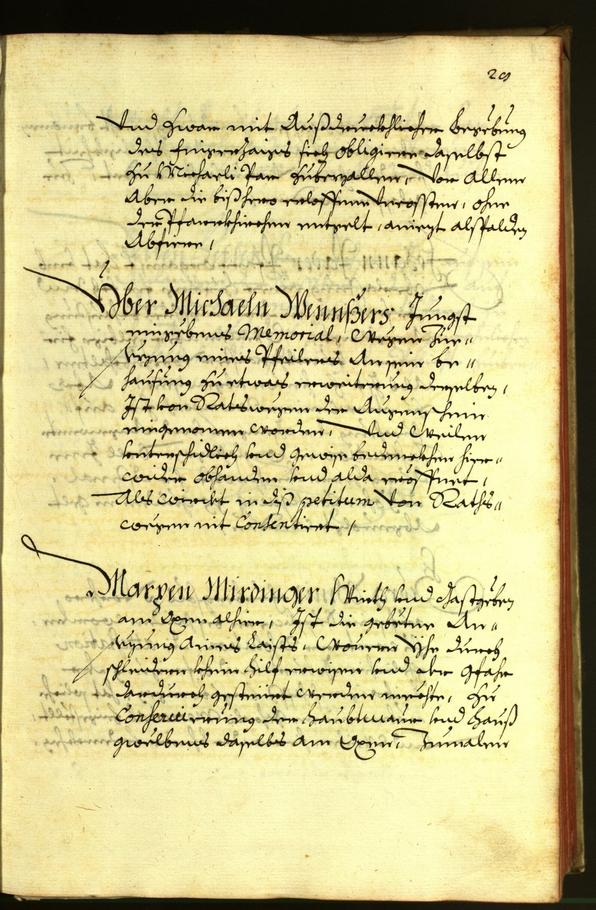 Stadtarchiv Bozen - BOhisto Ratsprotokoll 1675 