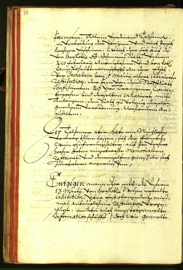 Stadtarchiv Bozen - BOhisto Ratsprotokoll 1675 