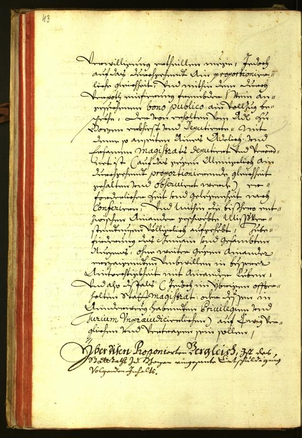 Stadtarchiv Bozen - BOhisto Ratsprotokoll 1675 