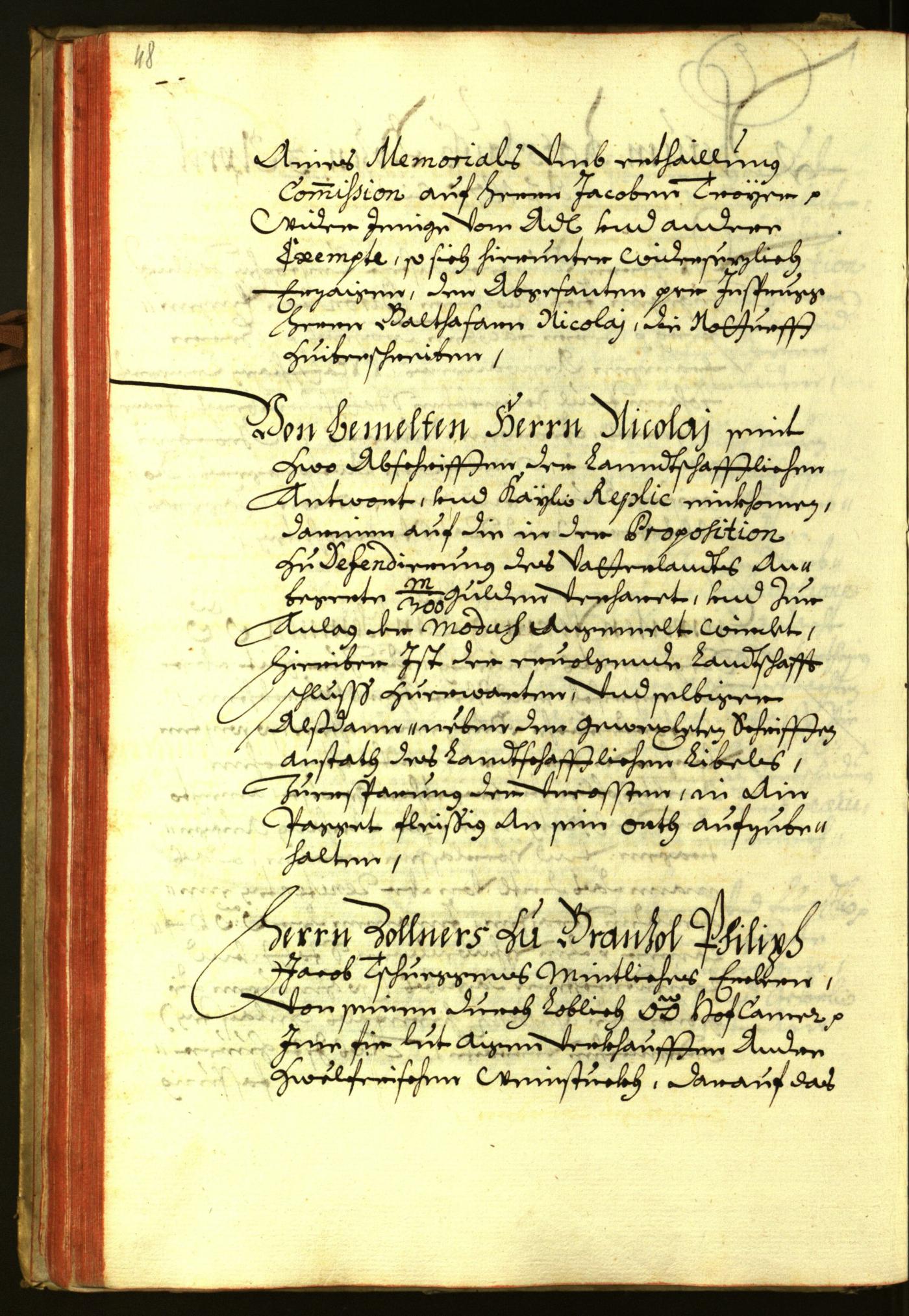 Stadtarchiv Bozen - BOhisto Ratsprotokoll 1675 