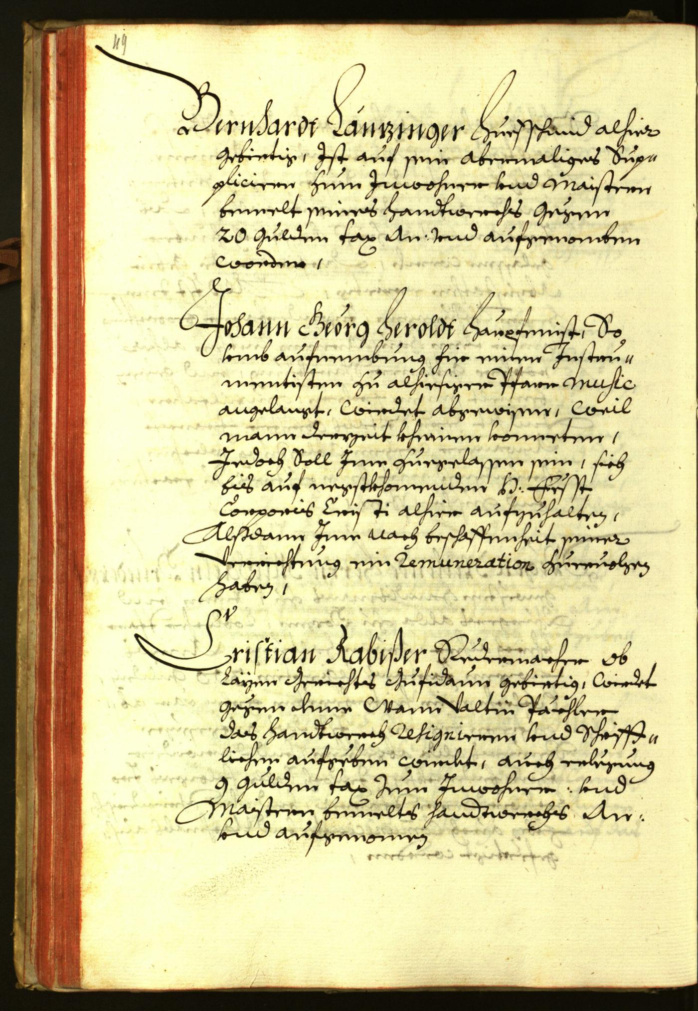 Stadtarchiv Bozen - BOhisto Ratsprotokoll 1675 