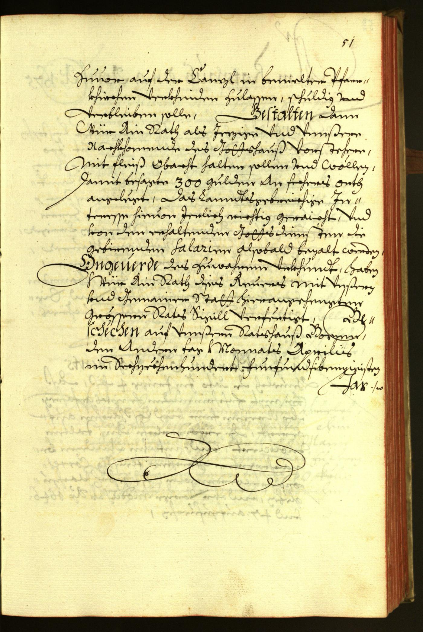 Stadtarchiv Bozen - BOhisto Ratsprotokoll 1675 