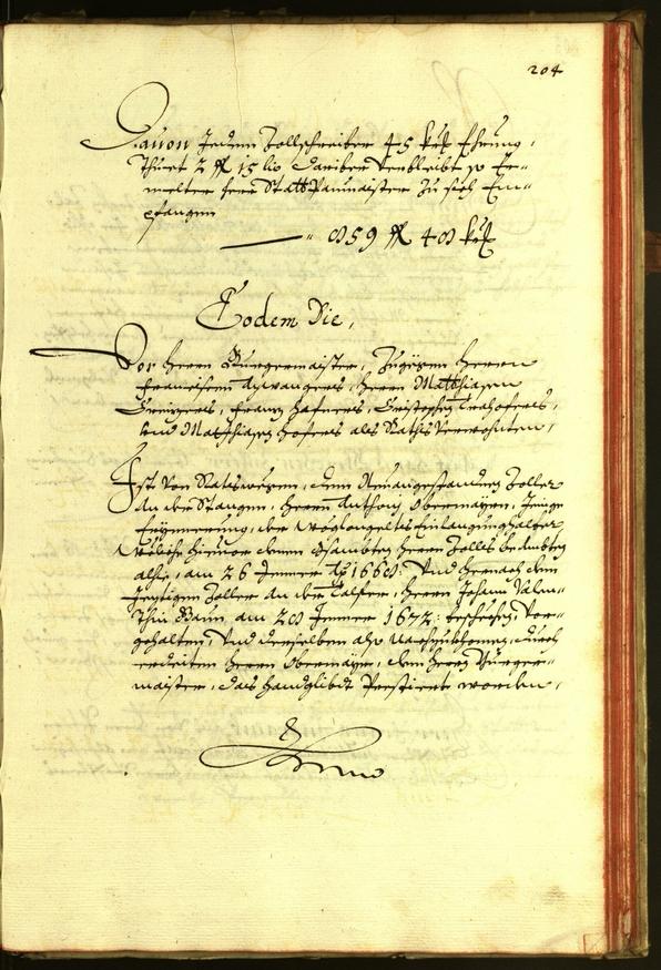 Stadtarchiv Bozen - BOhisto Ratsprotokoll 1676 