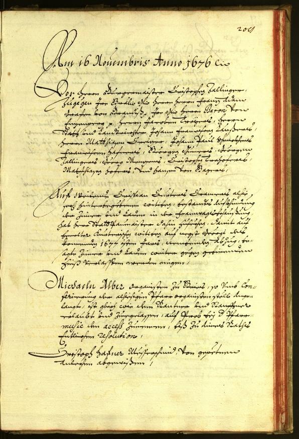 Civic Archives of Bozen-Bolzano - BOhisto Minutes of the council 1676 