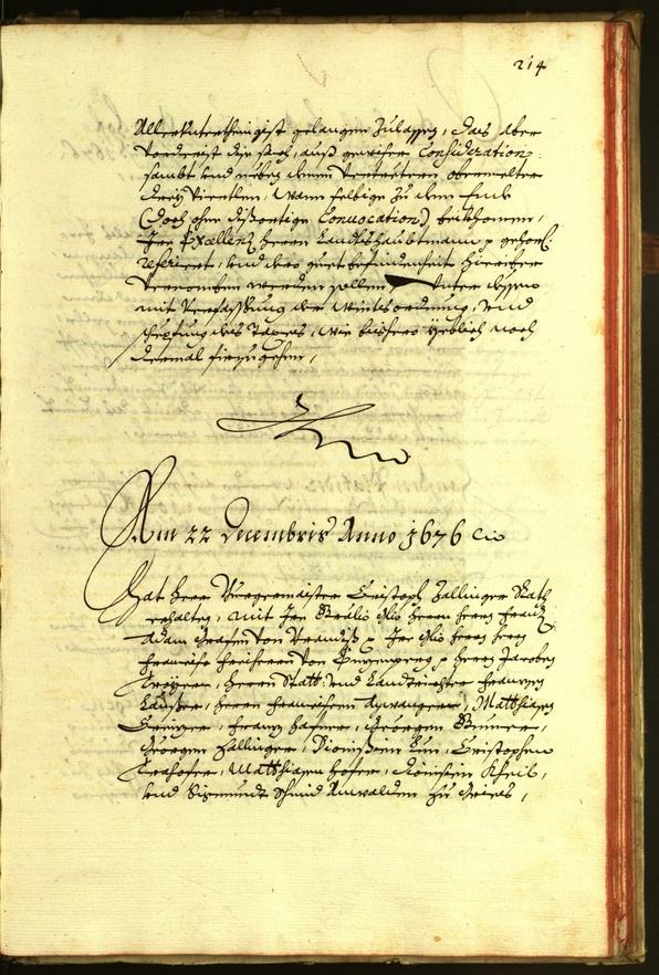 Archivio Storico della Città di Bolzano - BOhisto protocollo consiliare 1676 