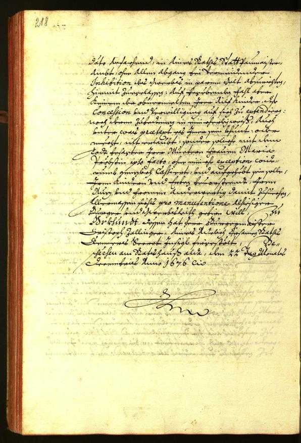 Archivio Storico della Città di Bolzano - BOhisto protocollo consiliare 1676 