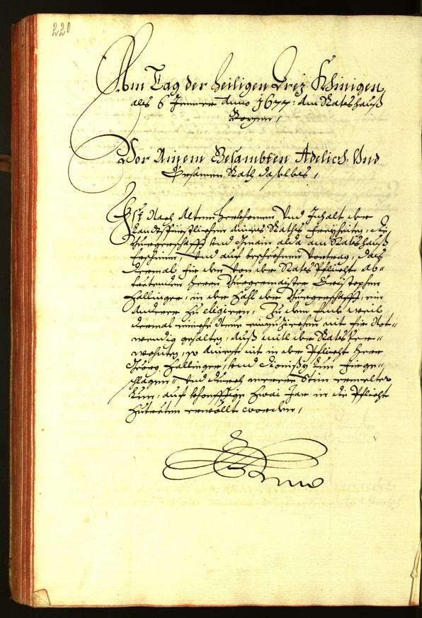 Civic Archives of Bozen-Bolzano - BOhisto Minutes of the council 1676 