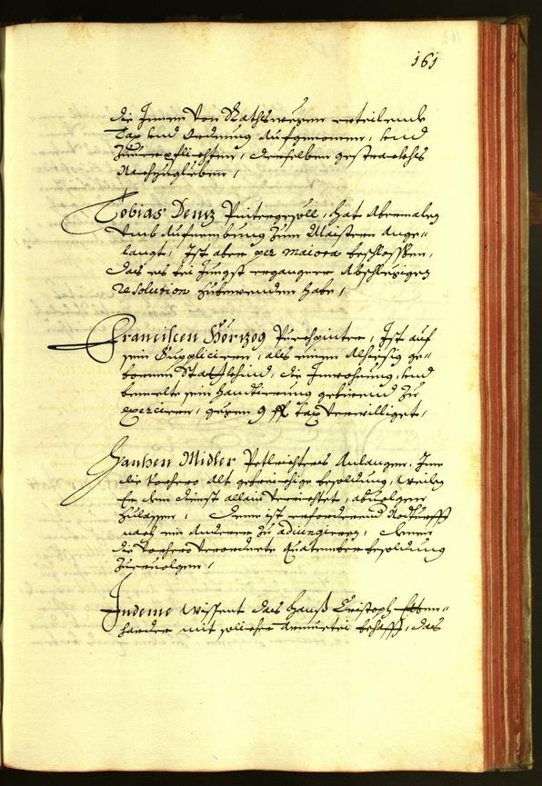 Stadtarchiv Bozen - BOhisto Ratsprotokoll 1676 