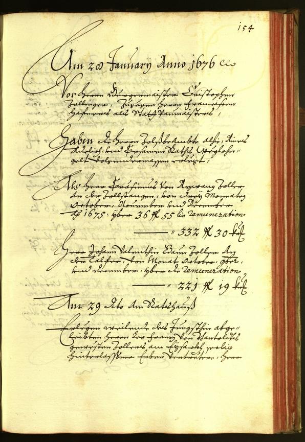 Civic Archives of Bozen-Bolzano - BOhisto Minutes of the council 1676 