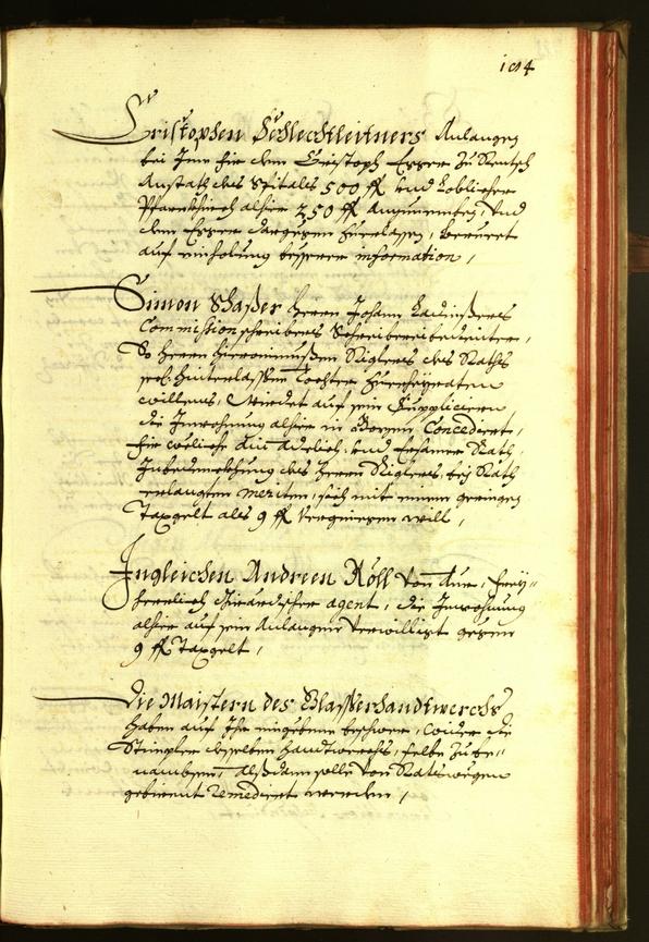 Stadtarchiv Bozen - BOhisto Ratsprotokoll 1676 