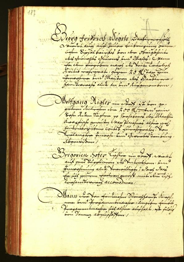 Stadtarchiv Bozen - BOhisto Ratsprotokoll 1676 