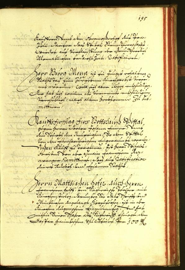 Stadtarchiv Bozen - BOhisto Ratsprotokoll 1676 