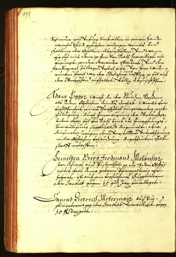 Stadtarchiv Bozen - BOhisto Ratsprotokoll 1676 