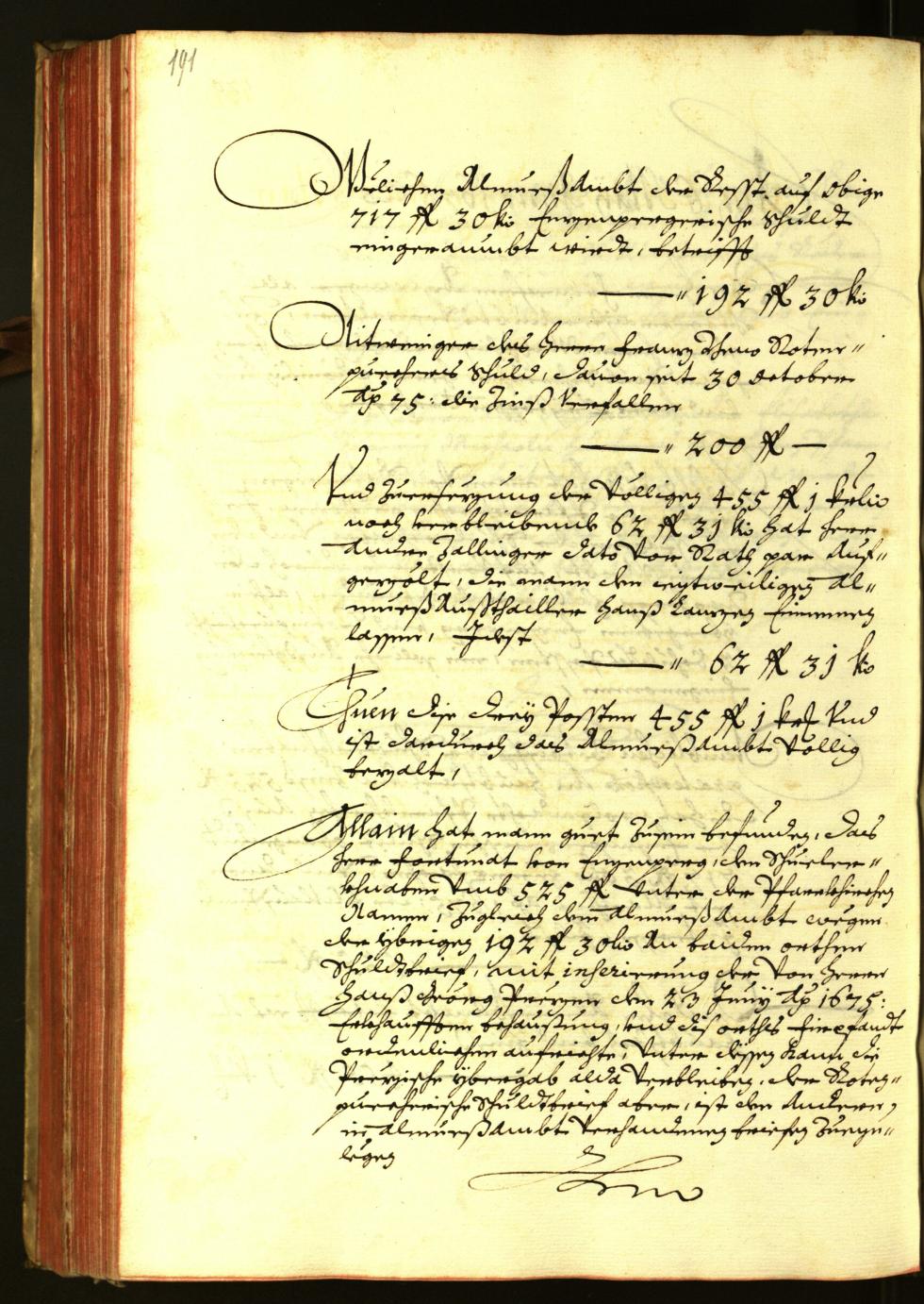 Stadtarchiv Bozen - BOhisto Ratsprotokoll 1676 